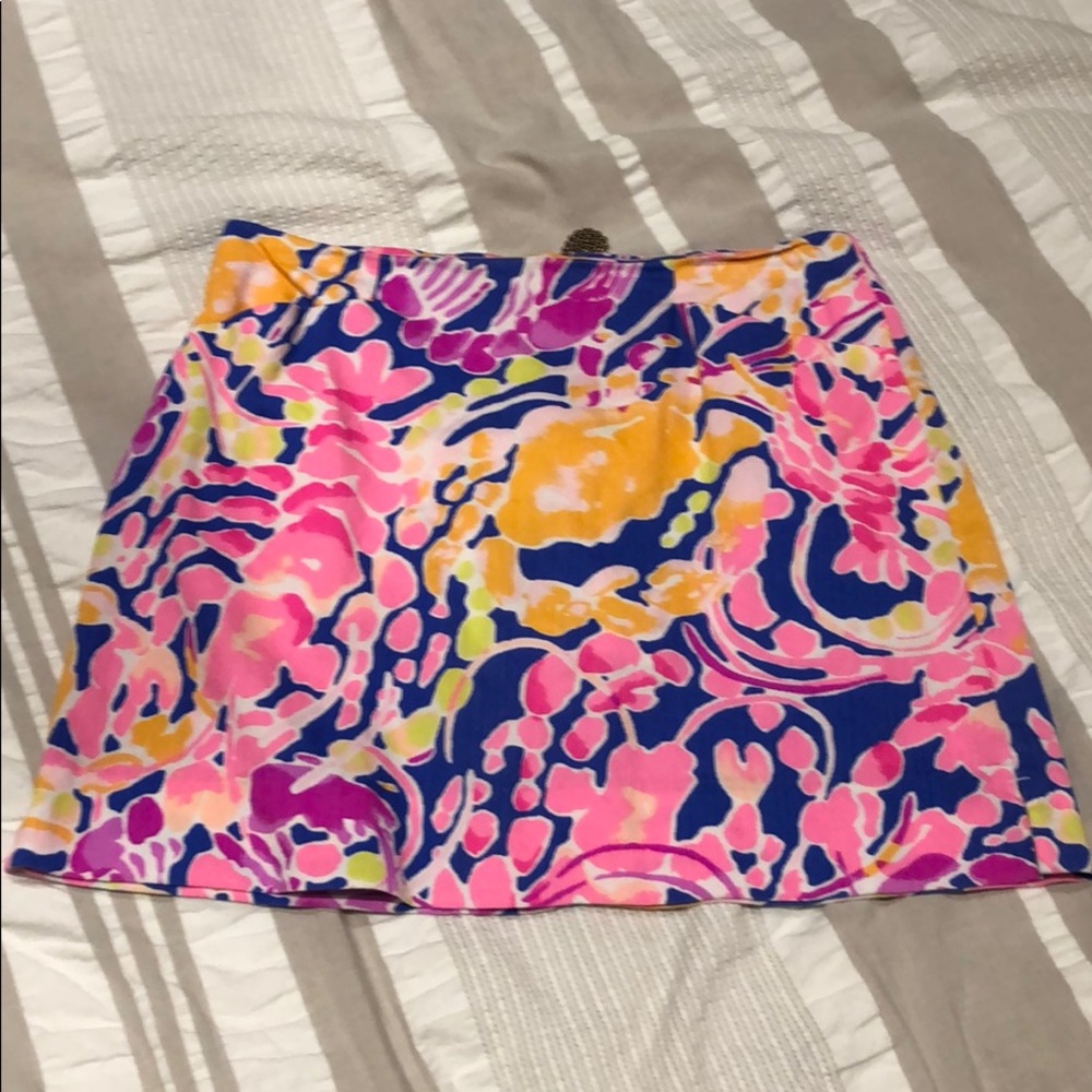Liy Pulitzer colorful beachy mini skirt size 0